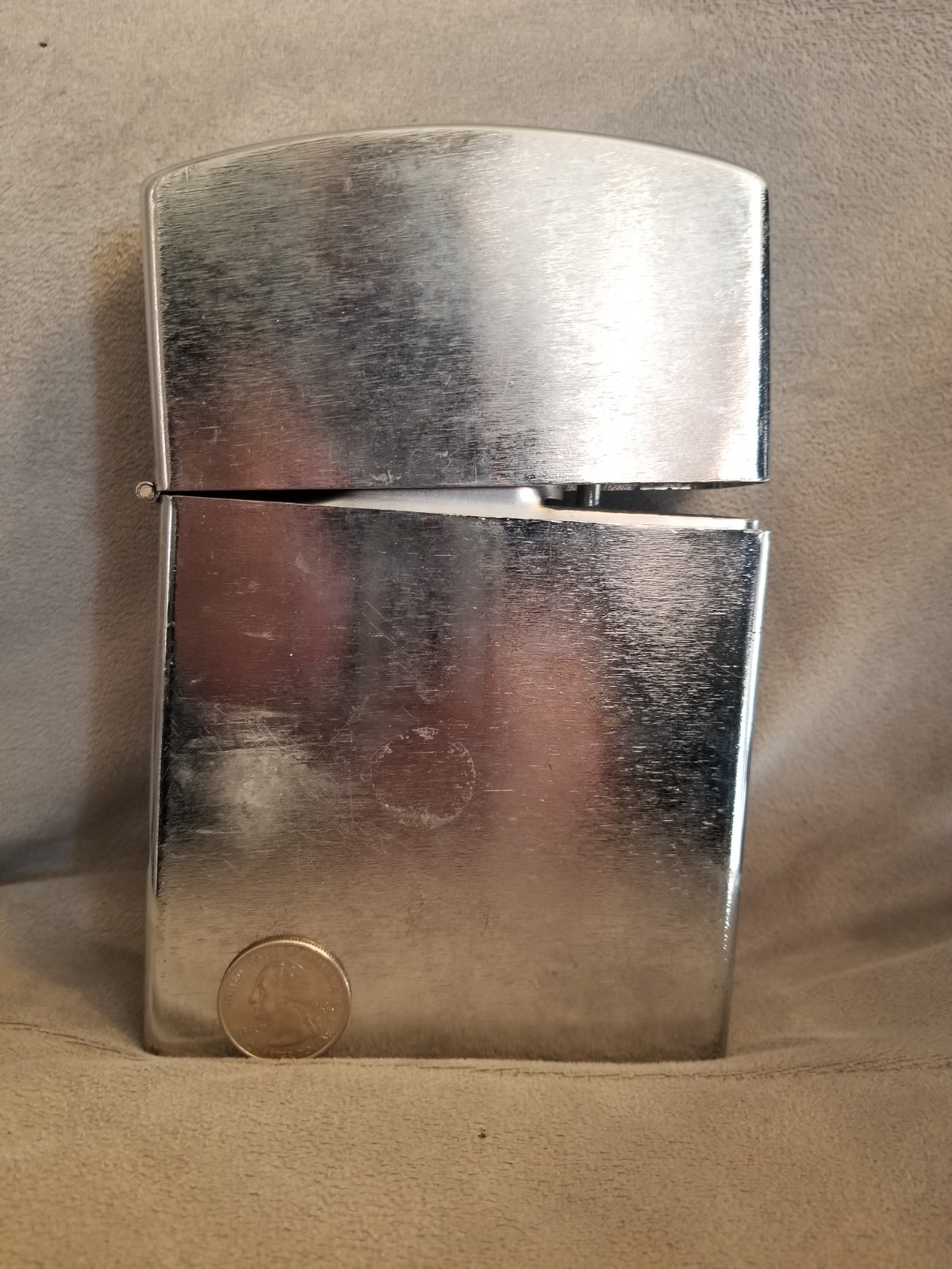 Flip Top 7" Tall Stainless Steel Novelty Display Item- Sparks!