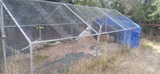 Metal Pipe Structure - garden polytunnel hardware W3m x L6m x H2m