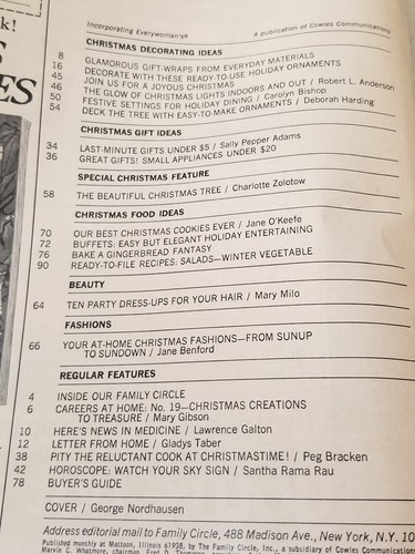 Vintage Family Circle Magazine December 1970 Christmas Issue - Picture 3 of 12