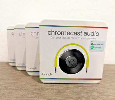 Google Chromecast Audio Media Streamer Black