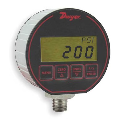 Dwyer Instruments Dpg-205 Transducer With Display, 0 To 100 Psi
