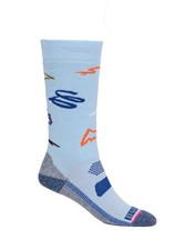 Burton Kids' Performance Midweight Socks, Scribble, ML Medium, Scribble