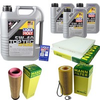 Inspektionspaket 8L Liqui Moly Top Tec 4100 5W-40 FüR Mercedes E-Klasse T-Model