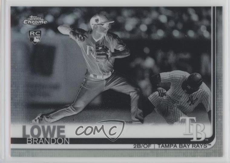 2019 Topps Chrome Negative Refractor Brandon Lowe #151 fm0