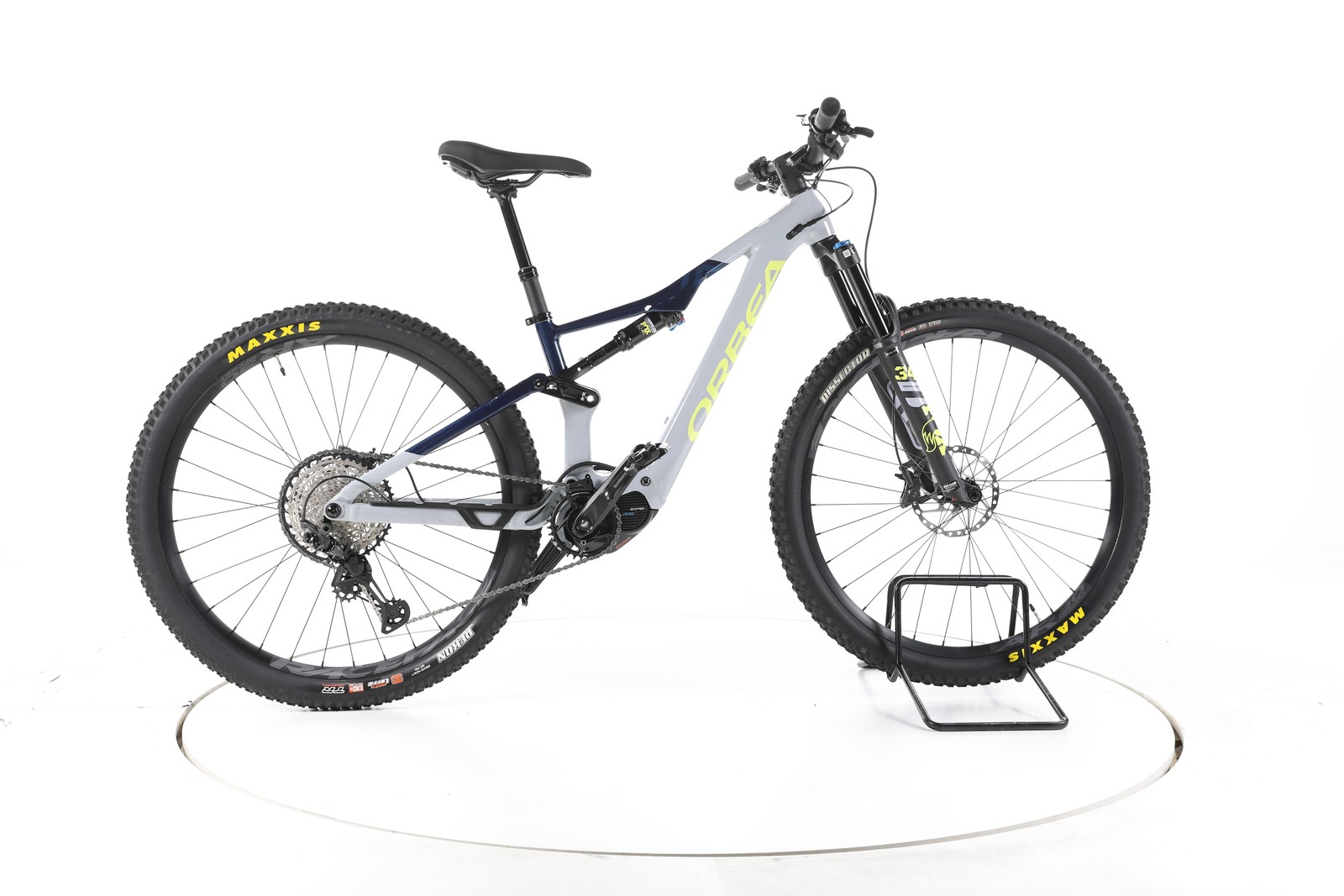 Orbea Rise H20 VTT électrique tout suspendu Shimano Batterie 540Wh 29" 2023 gris
