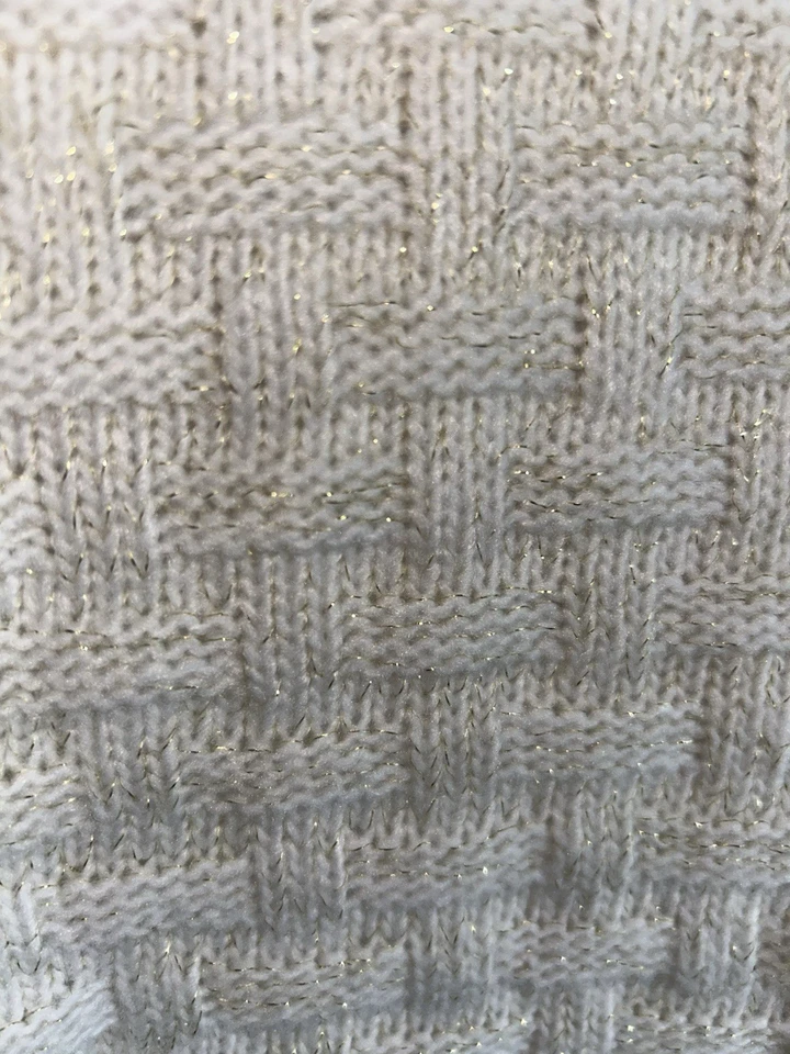 Suéter tejido Maurice’s, blanco brillante, talla L Foto 3 de 3
