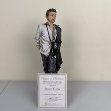 Vintage 2000 James Dean Figurine Music Box 0007 California Dreamin' Works READ