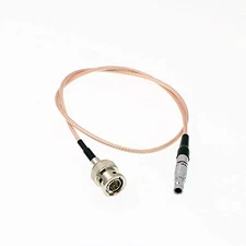 Timecode Audio Cable 4-pin Male Nor1438 to BNC Plug for Red Epic Scarlet