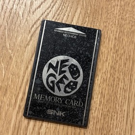 NEO GEO AES Memory Card Boxed -Battery Replaced- NEO-IC8 Neogeo SNK JAPAN Tested