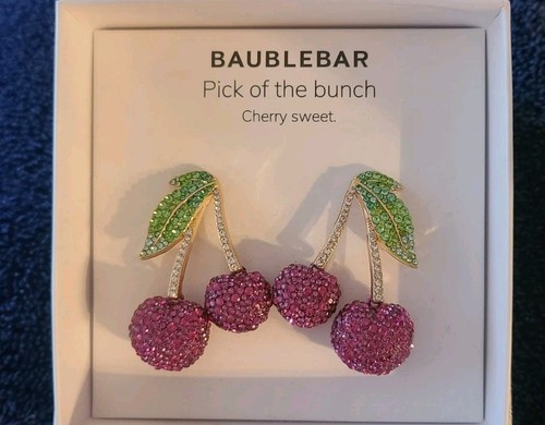 BAUBLEBAR PICK OF THE BUNCH CHERRY SWEET DANGLE EARRINGS NIB