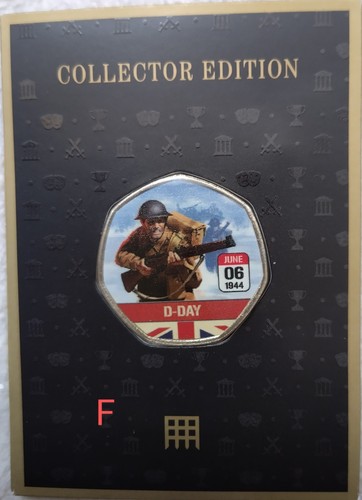 World War II Commemorative memorial 50p Coins Different Battles & Aeroplanes - Picture 6 of 6