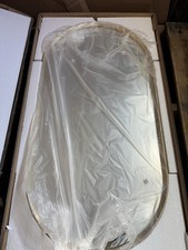 Kohler 31371-BGL Essential 18" W x 36" H Oval Metal Framed Mirror Brushed Gold