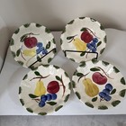 All 4 5 1/4” Fruit Bowls Blue Ridge 6” plates included small