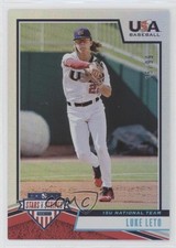 2019 Panini USA Baseball Stars & Stripes Longevity Holo Foil 15/99 Luke Leto y0i