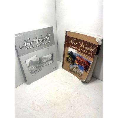 A Beka New World History Geography Textbook Homeschool Curriculum Book 4E Abeka