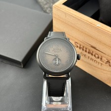 Shinola Runwell Watch 41mm Black Dial Argonite 1069 Men's Watch S0120273232