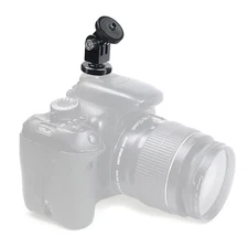 For GoPro 360° Rotatable Cold Shoe 1/4 Screw Base Fixed Adapter Mounting Bracket