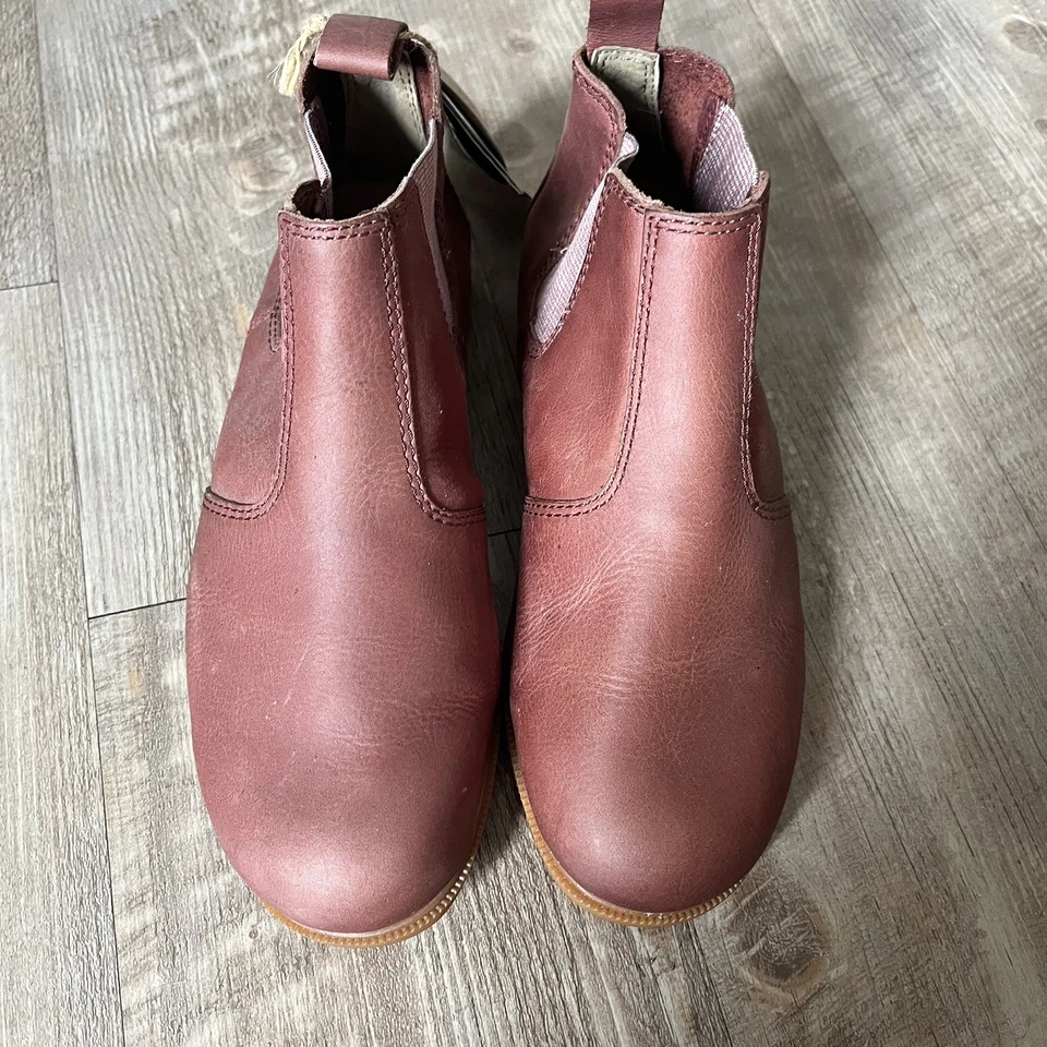 Bota Chelsea Kodiak Low Rider Tobillo Cuero Rojo Plana Mujer Talla 6.5 Foto 2 de 4