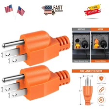 Dual Neutral Ground Bonding Plug Pack - Compatible with EcoFlow, Honda, Champion
