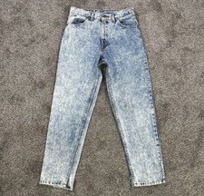 Vintage Levis 550 Orange Tab Relaxed Fit Jean Men 31x30 Acid Wash Denim USA Made