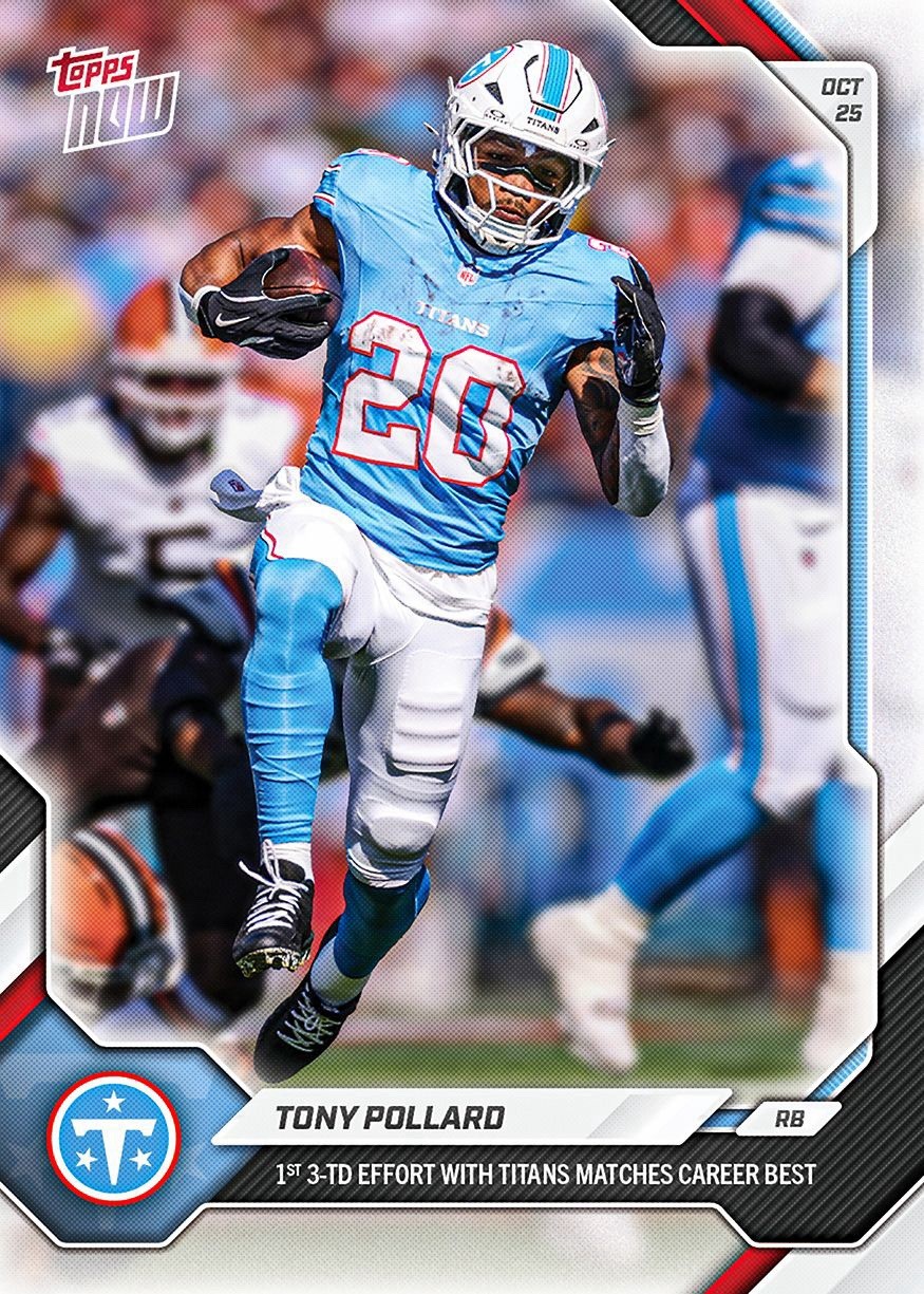 *PRE SALE* Tony Pollard - 2026-27 NFL Topps NOW® - Card 80