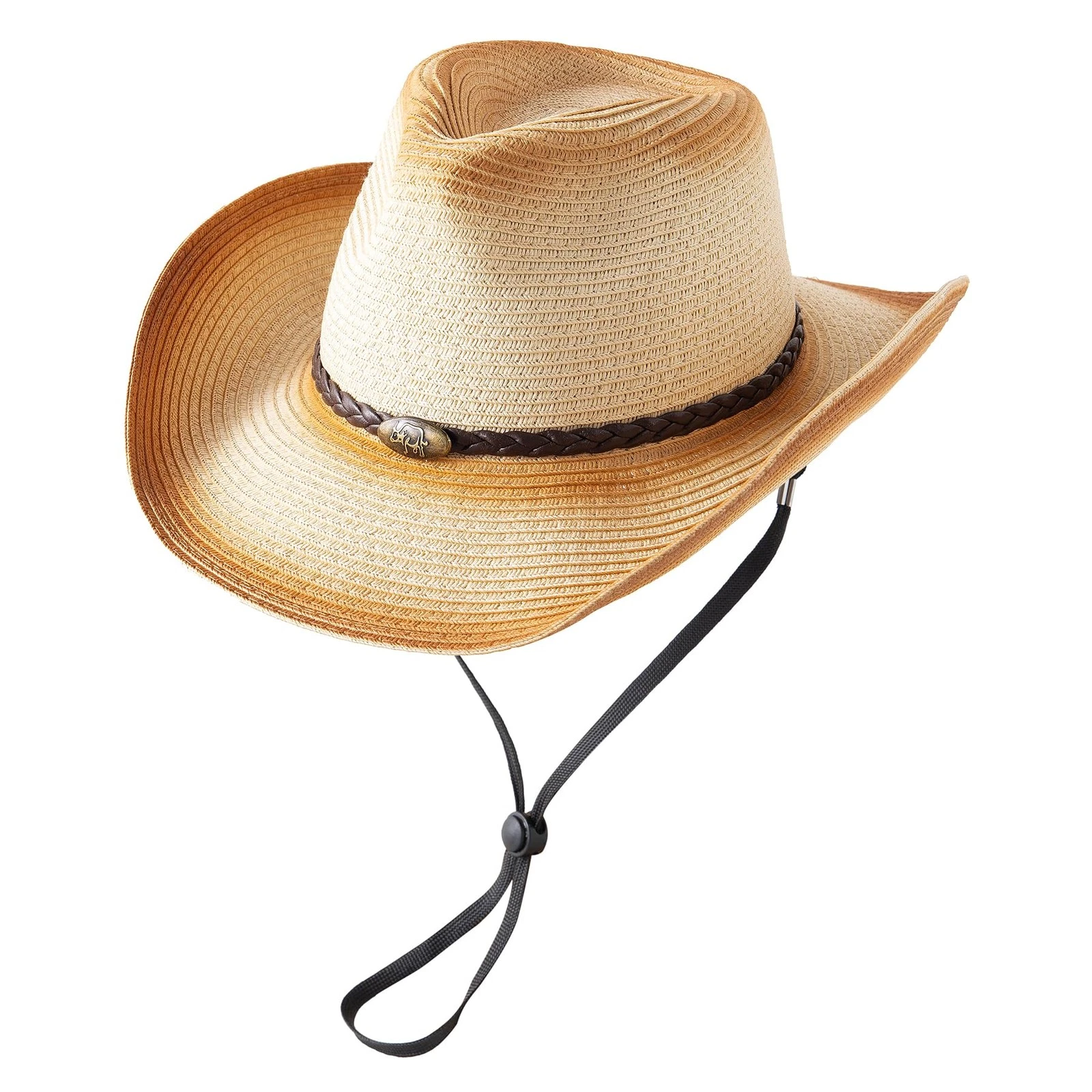 Kids Toddler Western Cowboy Hat Summer Beach Straw Sun Hat Cowgirl Hat for Gi...