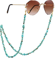 18K Gold Plated Eyeglass Chain Sunglasses Strap Holder Reading Glasses Retainer