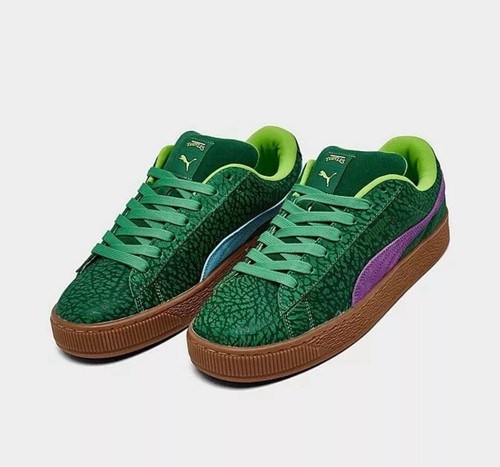 Size 10 - PUMA Teenage Mutant Ninja Turtles x Suede XL The Four Turtles - Picture 2 of 6