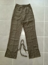 Pretty Little Thing Womens Pants Sz AU 10 High Waist Wide Leg VGC