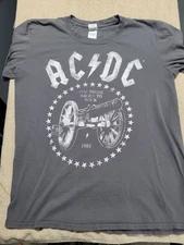 AC DC For Those About To Rock 2015 Rock Or Bust Tour T Shirt Large