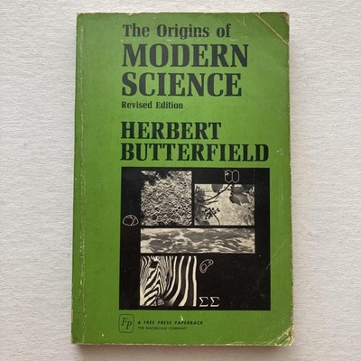 Vintage 1968 The Origins Of Modern Science Herbert Butterfield Free Press PB