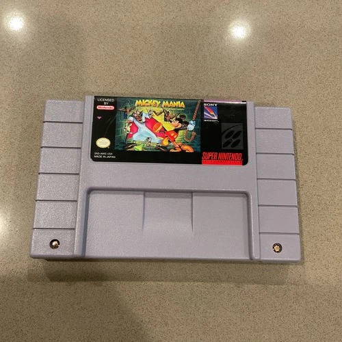 Mickey Mania: The Timeless Adventures of Mouse Super Nintendo SNES Authentic