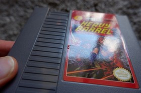 Heavy Barrel NES Game - Tested - Works Great