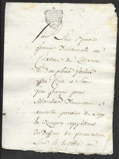 Généralités de Dijon 1863 2 pages