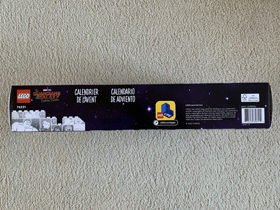 Lego Marvel Guardians of the Galaxy 2022 Advent Calendar 76231 - New, Unopened - Image 4 of 4