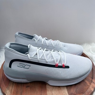 Under Armour Curry 3ZerO 3 Basketball ''White Mod Gray'' 3022048-100 Men's Size 13