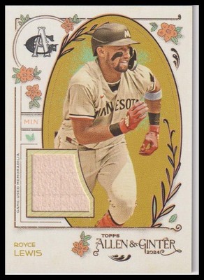 2024 Topps Allen & Ginter #AGR-RL Royce Lewis Full-Size Relics B