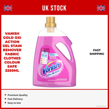 Image of Vanish Gold Oxi Action Gel Stain Remover for Colour-Safe Fabrics,2250ml(Pack3)