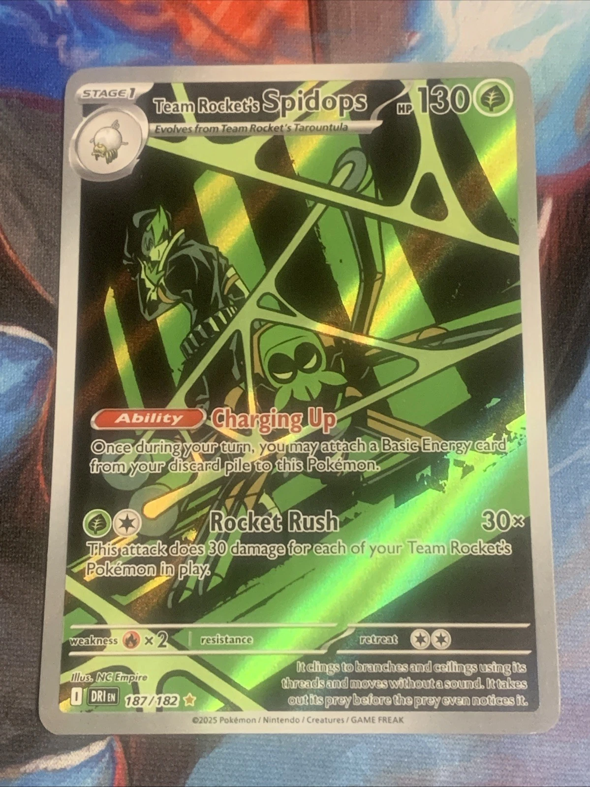 Team Rocket's Spidops - Destined Rivals #187 Price & Value ($5.10