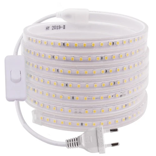 220V 230V Led-Streifen 2835 Stripe Lichtleiste Lichtschlauch Wasserdicht 1-100m