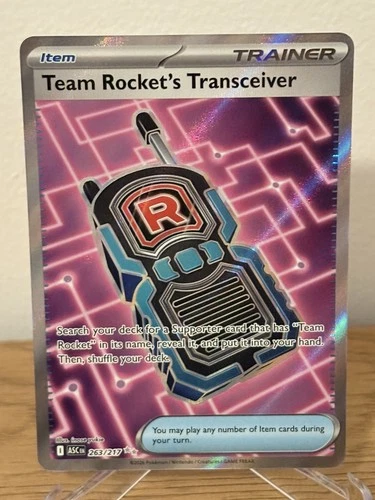 Team Rocket's Transceiver - UR - Ascended Heroes 263/217 - NM - Pokemon Card