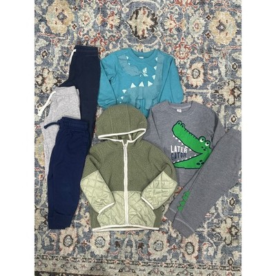 Old Navy Cat & Jack Clothing Bundle Boys 3T Multi Animal Sherpa Hoodie