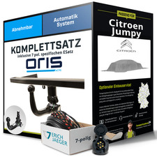 Für CITROEN Jumpy III Typ V Anhängerkupplung abnehmbar +eSatz 7pol 16- Set NEU