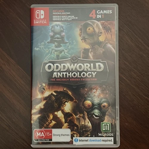 Oddworld Anthology: The Unlikely Heroes Collection Nintendo Switch Game NEW