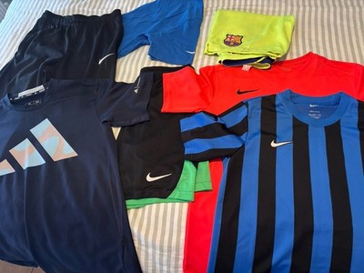 SPORT FUSSBALL BEKLEIDUNGSPAKET - Kinder XL & L Nike Adidas Trainingsanzug Shirt Shorts