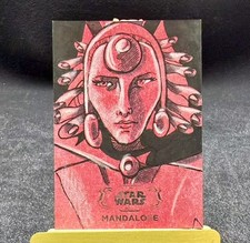 2024 Topps Star Wars Duchess Satine Kryze 1/1 Sketch Card Artist Auto