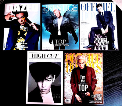 BIGBANG T.O.P. Visual K Pop Style Magazine Decoration SEUNGHYUN