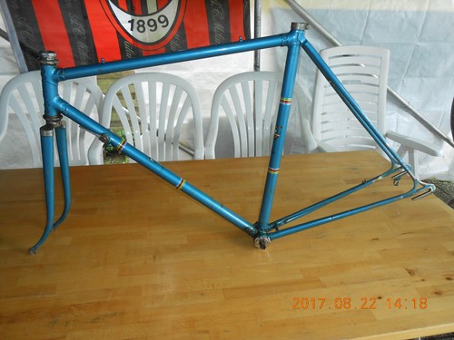 cycles record campagnolo rennrad rahme blau farbe leichten stahl material sammle