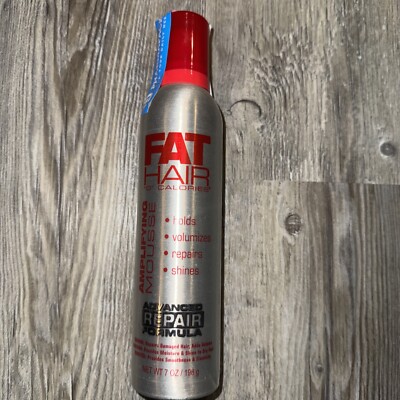 RARE Samy Fat Hair ''0'' Calories Amplifying Mousse 7 oz NOS