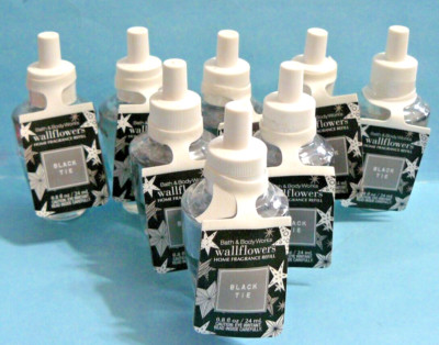 Bath & Body Works Wallflower ''BLACK TIE'' refills x8
